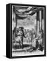 The Play Scene, from "Hamlet" by William Shakespeare (1564-1616)By Hubert Gravelot (1699-1773)-Francis Hayman-Framed Stretched Canvas