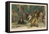 The Play Scene from Hamlet-Henry Marriott Paget-Framed Stretched Canvas