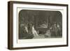 The Play Scene in Hamlet-Daniel Maclise-Framed Giclee Print