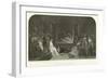 The Play Scene in Hamlet-Daniel Maclise-Framed Giclee Print