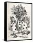 The playing-card Gardeners painting-John Tenniel-Framed Stretched Canvas