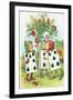 The Playing Cards Painting the Rose Bush, Illustration from Alice in Wonderland by Lewis Carroll-John Tenniel-Framed Giclee Print