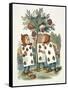 The Playing Cards-John Teniel-Framed Stretched Canvas