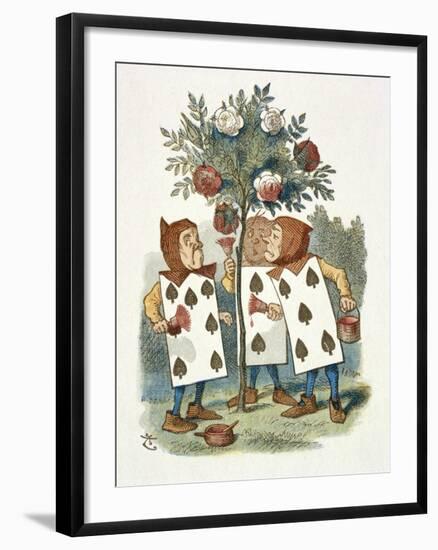 The Playing Cards-John Teniel-Framed Premium Giclee Print