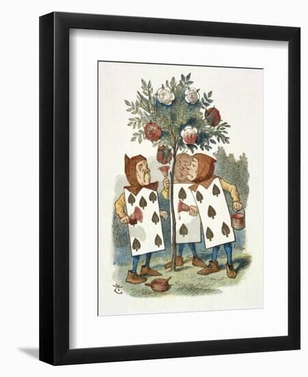 The Playing Cards-John Teniel-Framed Premium Giclee Print