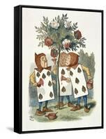 The Playing Cards-John Teniel-Framed Stretched Canvas