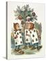 The Playing Cards-John Teniel-Stretched Canvas