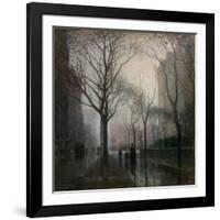 The Plaza after the Rain, 1908-Paul Cornoyer-Framed Giclee Print