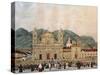 The Plaza de Bolivar, Bogota, 1837-J. Castillo-Stretched Canvas