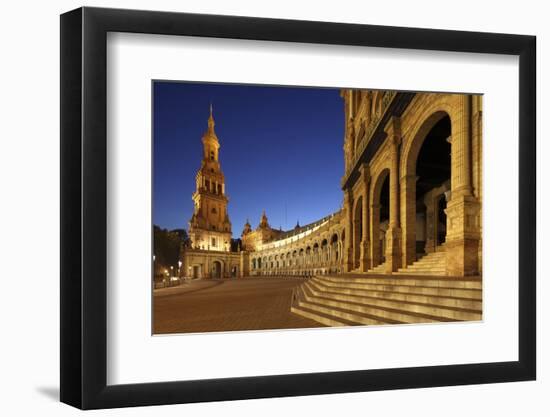 The Plaza De Espana Is a Plaza Located in the Maria Luisa Park, in Seville, Spain-David Bank-Framed Photographic Print