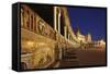 The Plaza De Espana Is a Plaza Located in the Maria Luisa Park, in Seville, Spain-David Bank-Framed Stretched Canvas