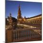 The Plaza De Espana Is a Plaza Located in the Maria Luisa Park, in Seville, Spain-David Bank-Mounted Photographic Print
