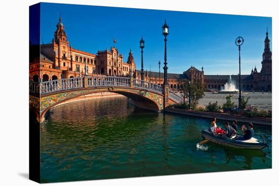 The Plaza De Espana-null-Stretched Canvas