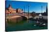 The Plaza De Espana-null-Stretched Canvas