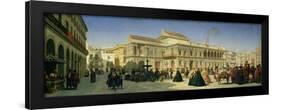 The Plaza De San Francisco and the Ayuntamiento, Seville-Achille Zo-Framed Giclee Print