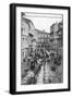 The Plaza Marques De Aranda, Villagarcia, Spain, Early 20th Century-Pedro Abad Abalo-Framed Giclee Print