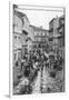 The Plaza Marques De Aranda, Villagarcia, Spain, Early 20th Century-Pedro Abad Abalo-Framed Giclee Print