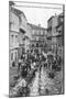 The Plaza Marques De Aranda, Villagarcia, Spain, Early 20th Century-Pedro Abad Abalo-Mounted Premium Giclee Print