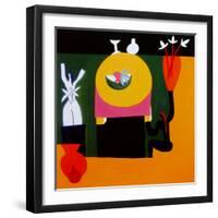 The pleasure of being still life, 1996, (oil on linen)-Cristina Rodriguez-Framed Giclee Print