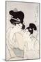 The Pleasure of Conversation, from the Series Tosei Kobutsu Hakkei-Kitagawa Utamaro-Mounted Giclee Print