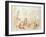 The Pleasure of Love, Sketch, 18th Century-Jean-Antoine Watteau-Framed Giclee Print