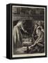The Pleasures of Anticipation-Alfred Edward Emslie-Framed Stretched Canvas