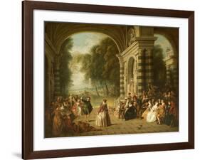 The Pleasures of the Ball-Jean-Baptiste Pater-Framed Giclee Print