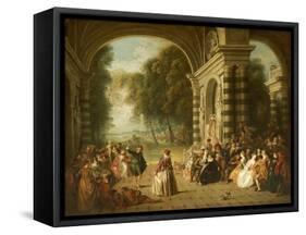 The Pleasures of the Ball-Jean-Baptiste Pater-Framed Stretched Canvas