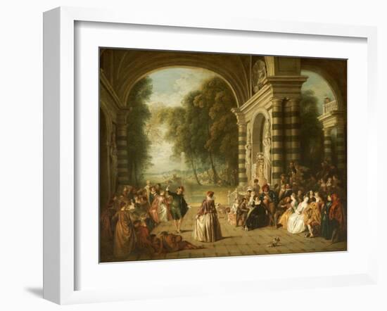 The Pleasures of the Ball-Jean-Baptiste Pater-Framed Giclee Print