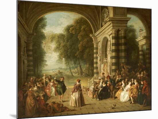 The Pleasures of the Ball-Jean-Baptiste Pater-Mounted Giclee Print