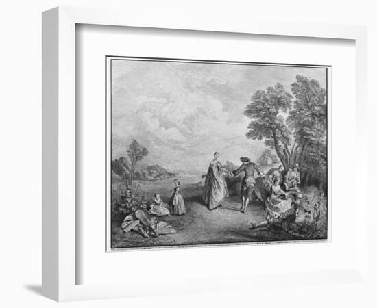 The Pleasures of the Countryside-Nicolas Lancret-Framed Giclee Print