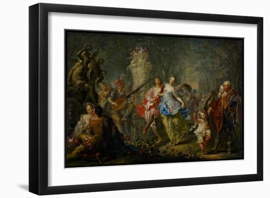 The Pleasures of the Seasons: Spring, C.1730-Johann Georg Platzer-Framed Giclee Print