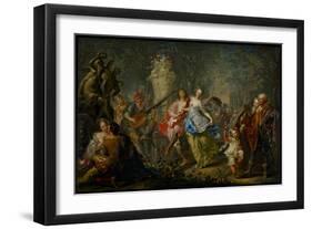 The Pleasures of the Seasons: Spring, C.1730-Johann Georg Platzer-Framed Giclee Print