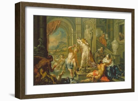 The Pleasures of the Seasons: Summer, C.1730-Johann Georg Platzer-Framed Giclee Print