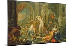 The Pleasures of the Seasons: Summer, C.1730-Johann Georg Platzer-Mounted Giclee Print