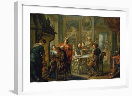 The Pleasures of the Seasons: Winter, C.1730-Johann Georg Platzer-Framed Giclee Print