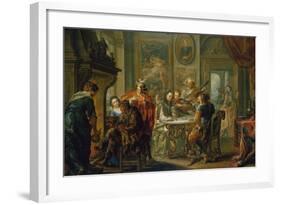 The Pleasures of the Seasons: Winter, C.1730-Johann Georg Platzer-Framed Giclee Print