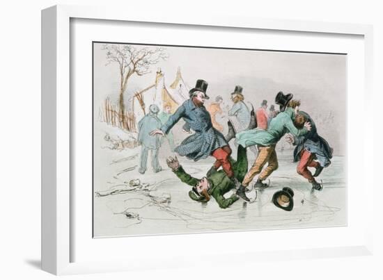 The Pleasures of Winter-Victor Adam-Framed Giclee Print