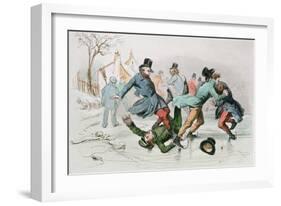 The Pleasures of Winter-Victor Adam-Framed Giclee Print