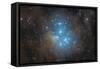 The Pleiades, an Open Star Cluster in the Constellation of Taurus-null-Framed Stretched Canvas