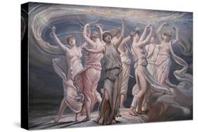 The Pleiades - Seven Sisters-Elihu Vedder-Stretched Canvas