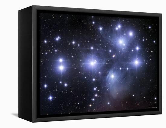 The Pleiades-Stocktrek Images-Framed Stretched Canvas