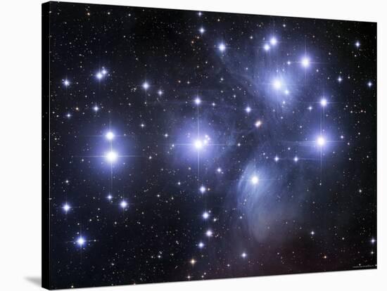The Pleiades-Stocktrek Images-Stretched Canvas