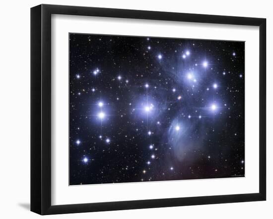 The Pleiades-Stocktrek Images-Framed Premium Photographic Print