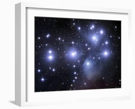 The Pleiades-Stocktrek Images-Framed Premium Photographic Print