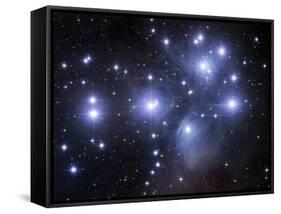 The Pleiades-Stocktrek Images-Framed Stretched Canvas
