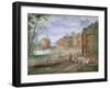 The Plein at Gouda in Winter-Jan Brueghel-Framed Giclee Print