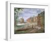 The Plein at Gouda in Winter-Jan Brueghel-Framed Giclee Print