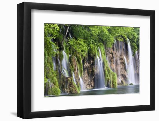 The Plitvice Lakes in the National Park Plitvicka Jezera, Croatia-Martin Zwick-Framed Photographic Print