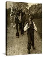 The Plough Boy, 1900-Henry Herbert La Thangue-Stretched Canvas
